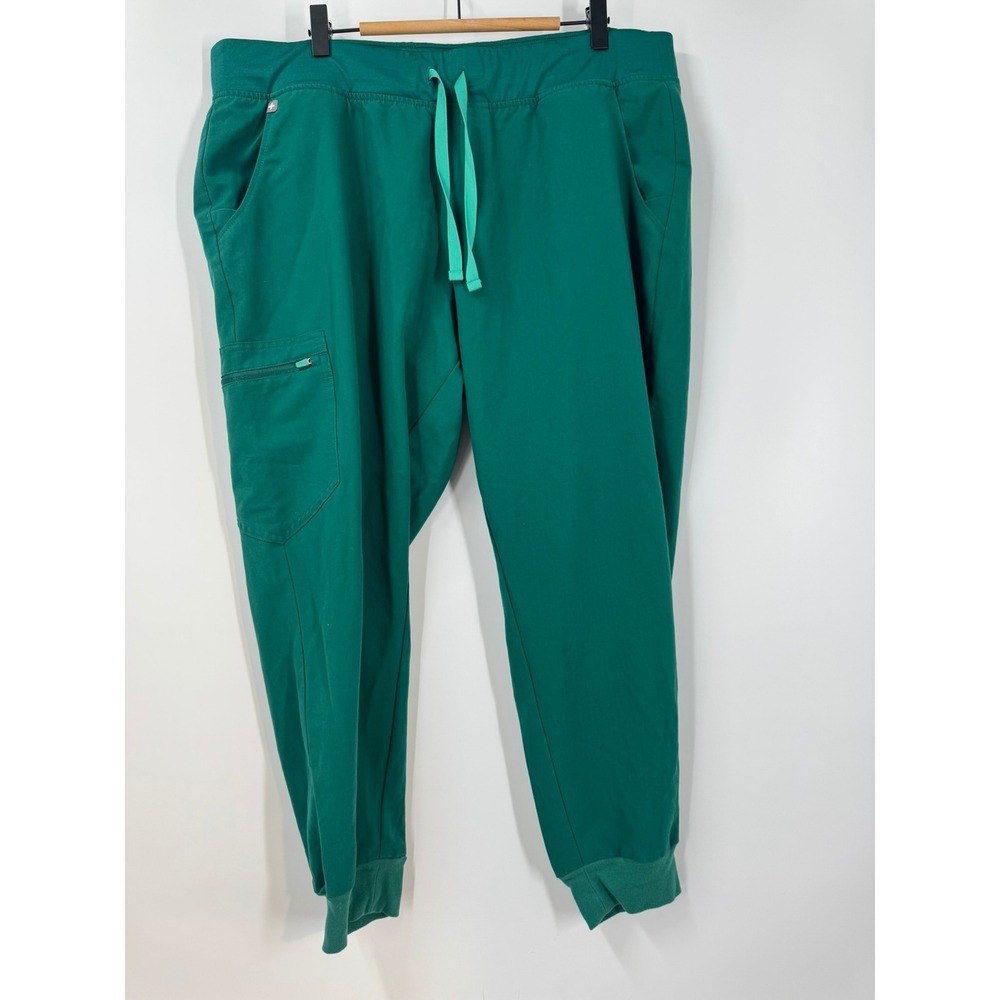FIGS Zamora Jogger Scrub Pants Green Technical Collection W23SW2016P Womens XXLP